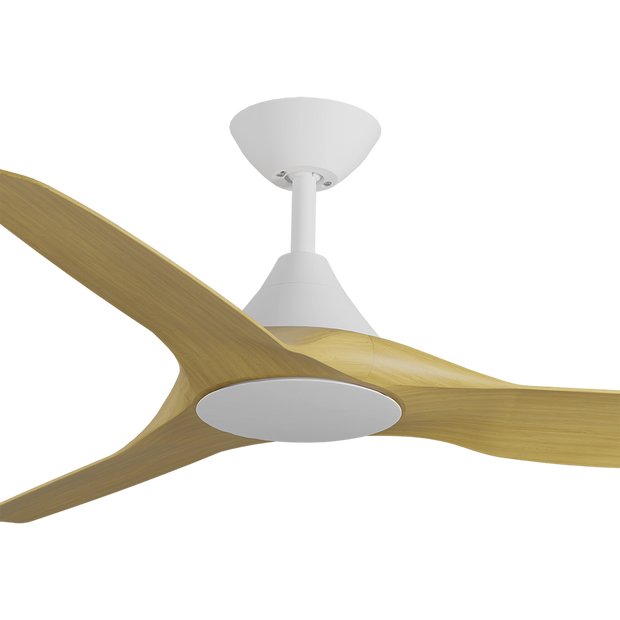 CloudFan 48 Inch WiFi DC Ceiling Fan White and Bamboo
