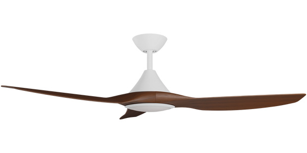 Cloudfan 52 Inch WiFi DC Ceiling Fan with 20W CCT LED White with Koa Blades