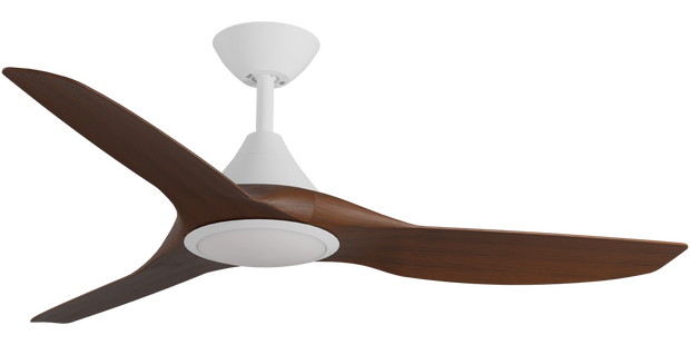 Cloudfan 52 Inch WiFi DC Ceiling Fan with 20W CCT LED White with Koa Blades
