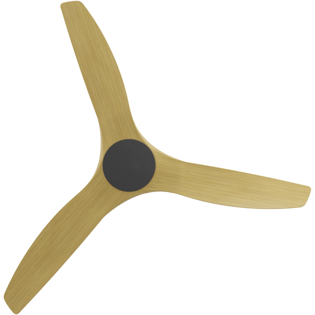 CloudFan 60 Inch WiFi DC Ceiling Fan Black and Bamboo