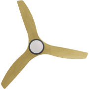 CloudFan 60 Inch WiFi DC LED Ceiling Fan 20W CCT LED Black and Bamboo