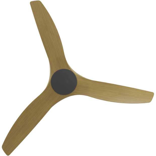 CloudFan 60 Inch WiFi DC Ceiling Fan Black and Teak
