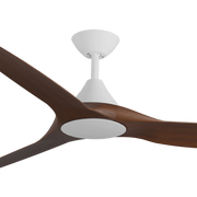 Cloudfan 60 Inch WiFi DC Ceiling Fan White with Koa Blades