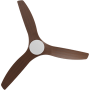Cloudfan 60 Inch WiFi DC Ceiling Fan White with Koa Blades