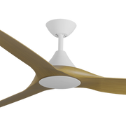 CloudFan 60 Inch WiFi DC Ceiling Fan White and Teak