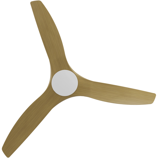 CloudFan 60 Inch WiFi DC Ceiling Fan White and Teak