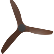 Cloudfan 72 Inch WiFi DC Ceiling Fan Black with Koa Blades