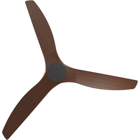 Cloudfan 72 Inch WiFi DC Ceiling Fan Black with Koa Blades