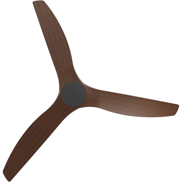 Cloudfan 72 Inch WiFi DC Ceiling Fan Black with Koa Blades