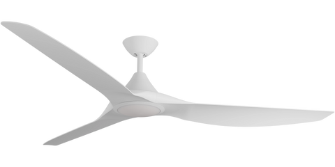 Cloudfan 72 Inch WiFi DC Ceiling Fan with 20W CCT LED White