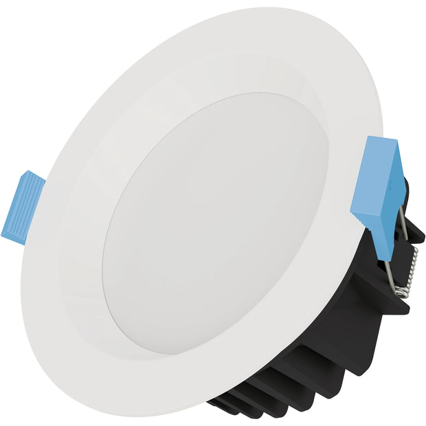 Zazu 13w LED CCT Recessed Face 90mm Dimmable White Downlight