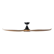 Noosa 60 DC Ceiling Fan Black with New Teak