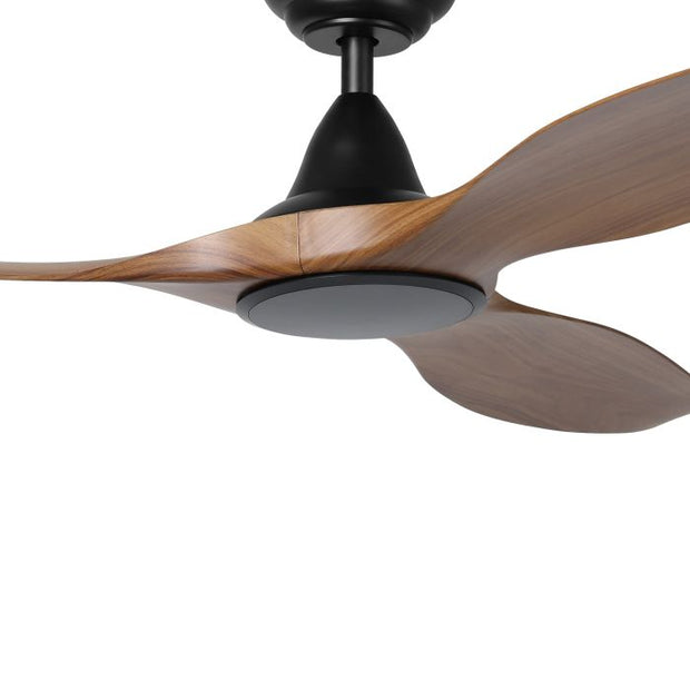 Noosa 60 DC Ceiling Fan Black with New Teak