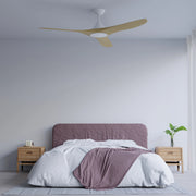 CloudFan 52 Inch WiFi DC Ceiling Fan White and Bamboo