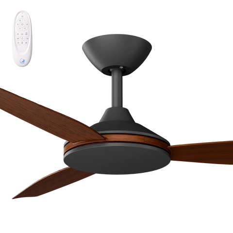 Condor 48 DC Ceiling Fan Black with Koa Blades