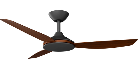 Condor 48 DC Ceiling Fan Black with Koa Blades