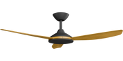 Condor 48 DC Ceiling Fan Black with Teak Blades