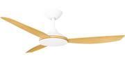 Condor 48 DC Ceiling Fan White with Bamboo Blades