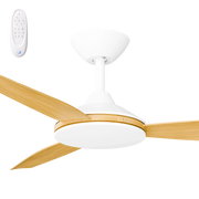 Condor 48 DC Ceiling Fan White with Bamboo Blades