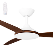 Condor 48 DC Ceiling Fan White with Koa Blades