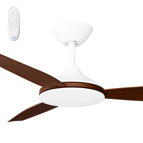 Condor 48 DC Ceiling Fan White with Koa Blades