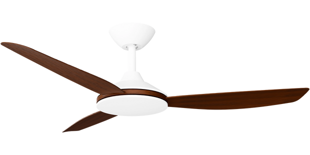 Condor 48 DC Ceiling Fan White with Koa Blades