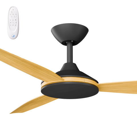 Condor 52 DC Ceiling Fan Black with Bamboo Blades