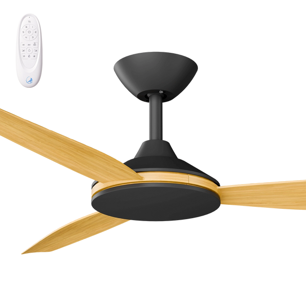 Condor 52 DC Ceiling Fan Black with Bamboo Blades