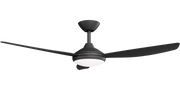 Condor 52 DC Ceiling Fan Black with LED Light