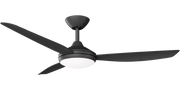 Condor 52 DC Ceiling Fan Black with LED Light