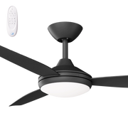 Condor 52 DC Ceiling Fan Black with LED Light