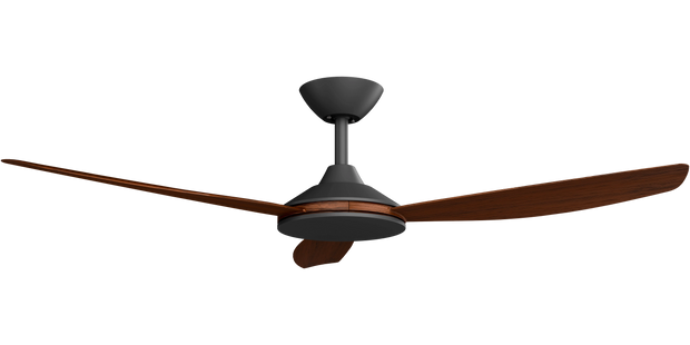 Condor 52 DC Ceiling Fan Black with Koa Blades