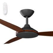 Condor 52 DC Ceiling Fan Black with Koa Blades