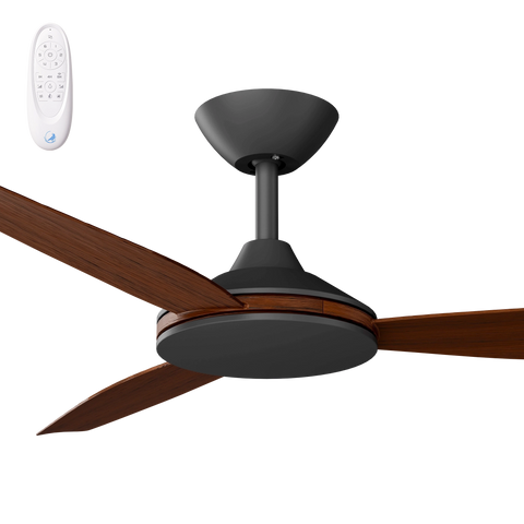 Condor 52 DC Ceiling Fan Black with Koa Blades