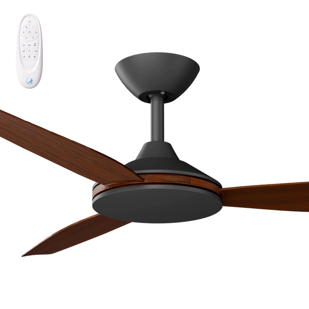 Condor 52 DC Ceiling Fan Black with Koa Blades