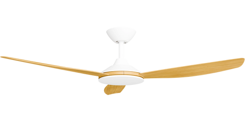 Condor 52 DC Ceiling Fan White with Bamboo Blades