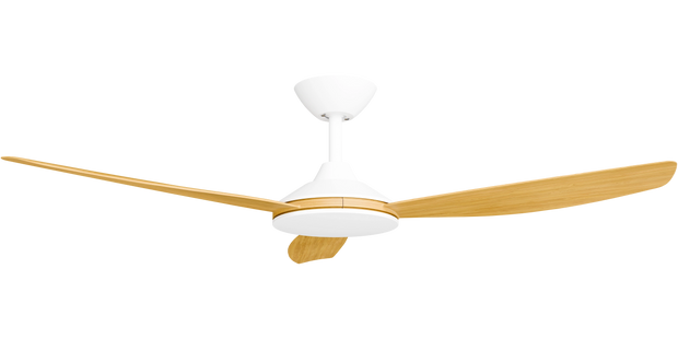 Condor 52 DC Ceiling Fan White with Bamboo Blades