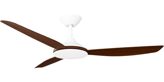 Condor 52 DC Ceiling Fan White with Koa Blades