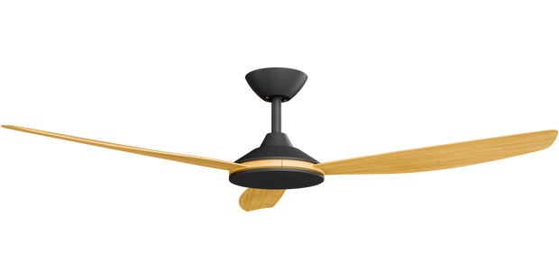 Condor 56 DC Ceiling Fan Black with Bamboo Blades