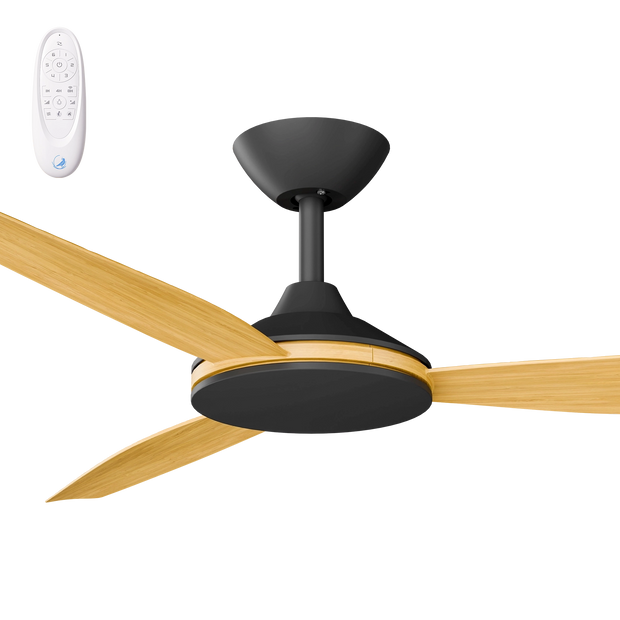 Condor 56 DC Ceiling Fan Black with Bamboo Blades