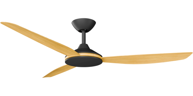 Condor 56 DC Ceiling Fan Black with Bamboo Blades