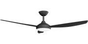 Condor 56 DC Ceiling Fan Black with LED Light