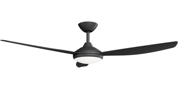 Condor 56 DC Ceiling Fan Black with LED Light