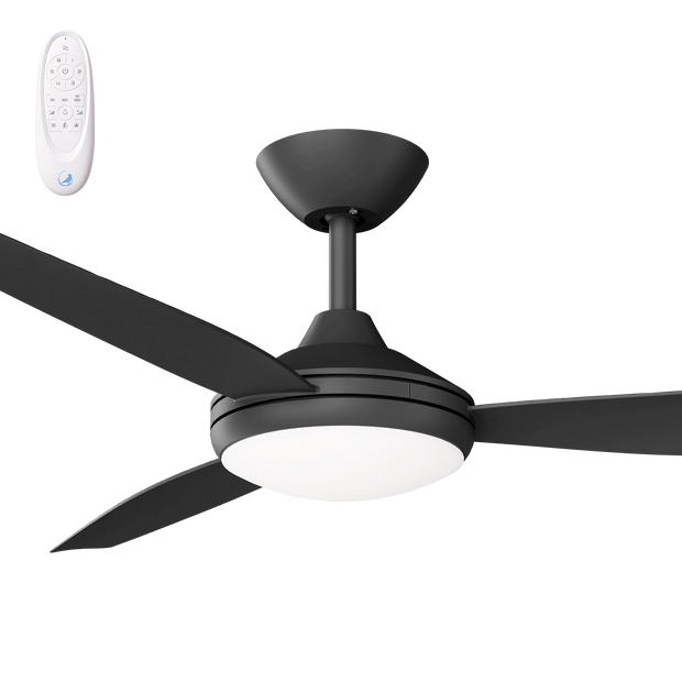 Condor 56 DC Ceiling Fan Black with LED Light