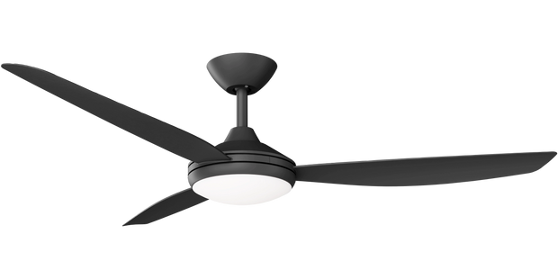 Condor 56 DC Ceiling Fan Black with LED Light