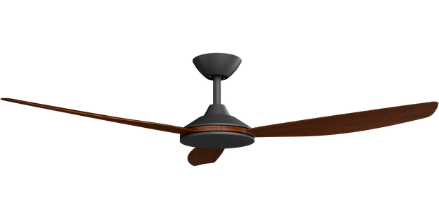 Condor 56 DC Ceiling Fan Black with Koa Blades