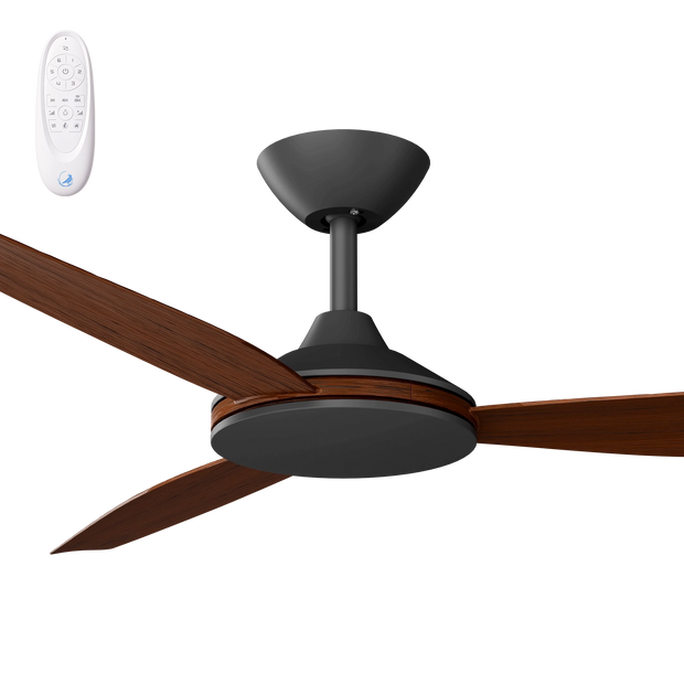 Condor 56 DC Ceiling Fan Black with Koa Blades