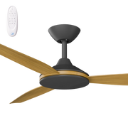 Condor 56 DC Ceiling Fan Black with Teak Blades