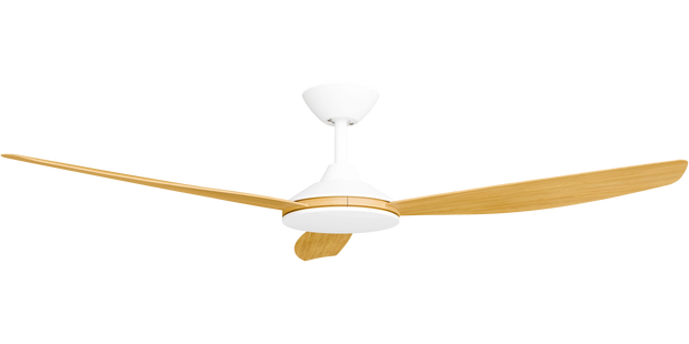 Condor 56 DC Ceiling Fan White with Bamboo Blades