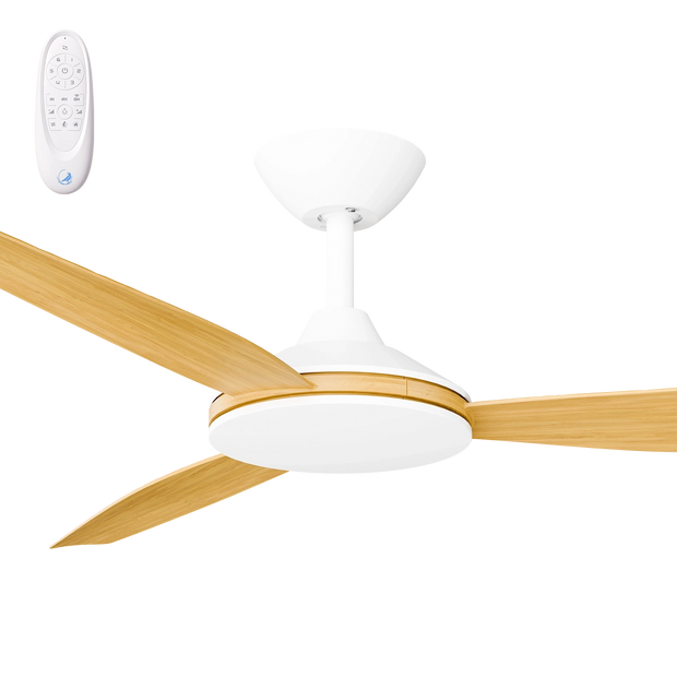 Condor 56 DC Ceiling Fan White with Bamboo Blades